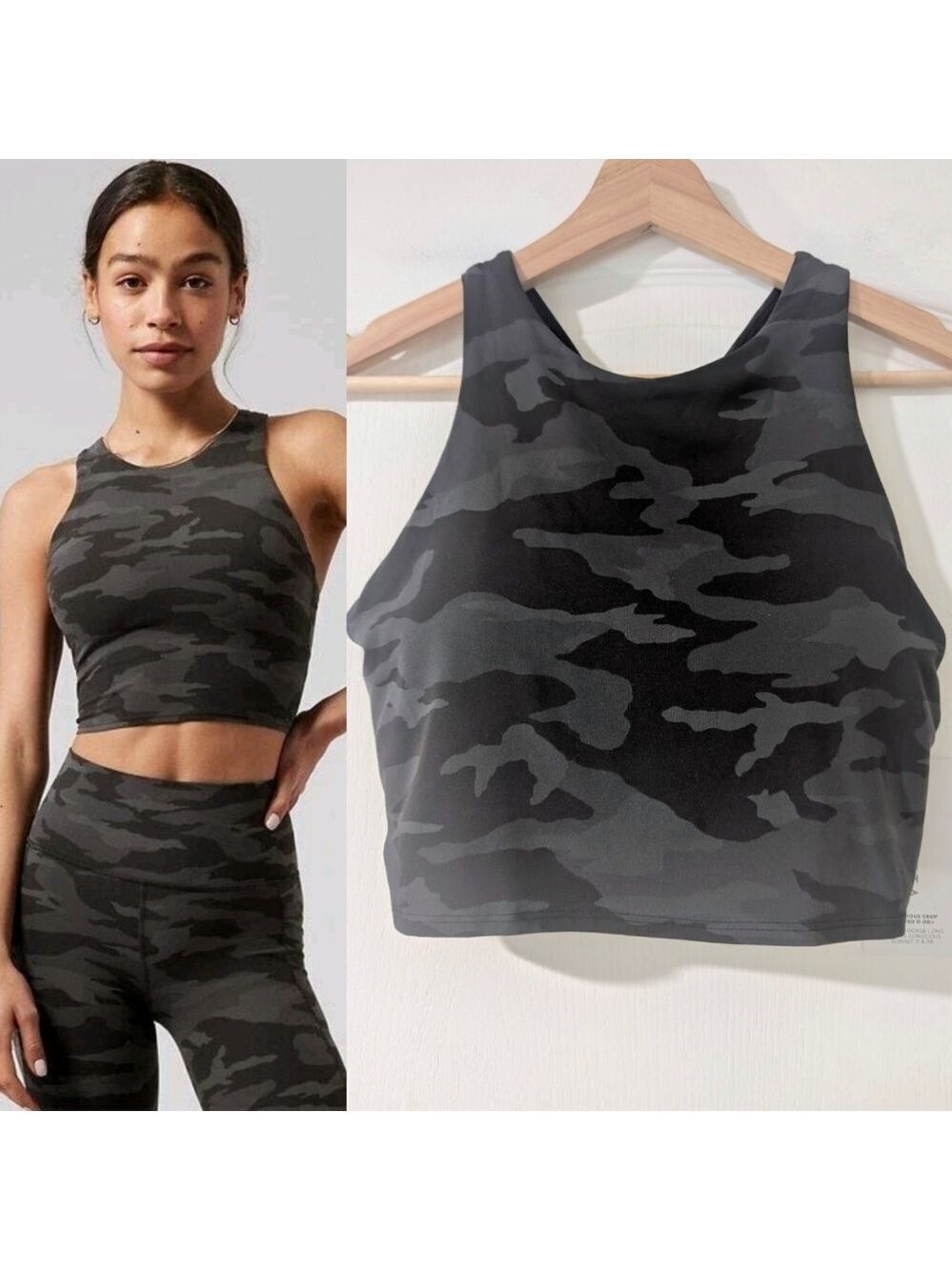 Athleta | Conscious Crop In Camo (D-DD Cup)